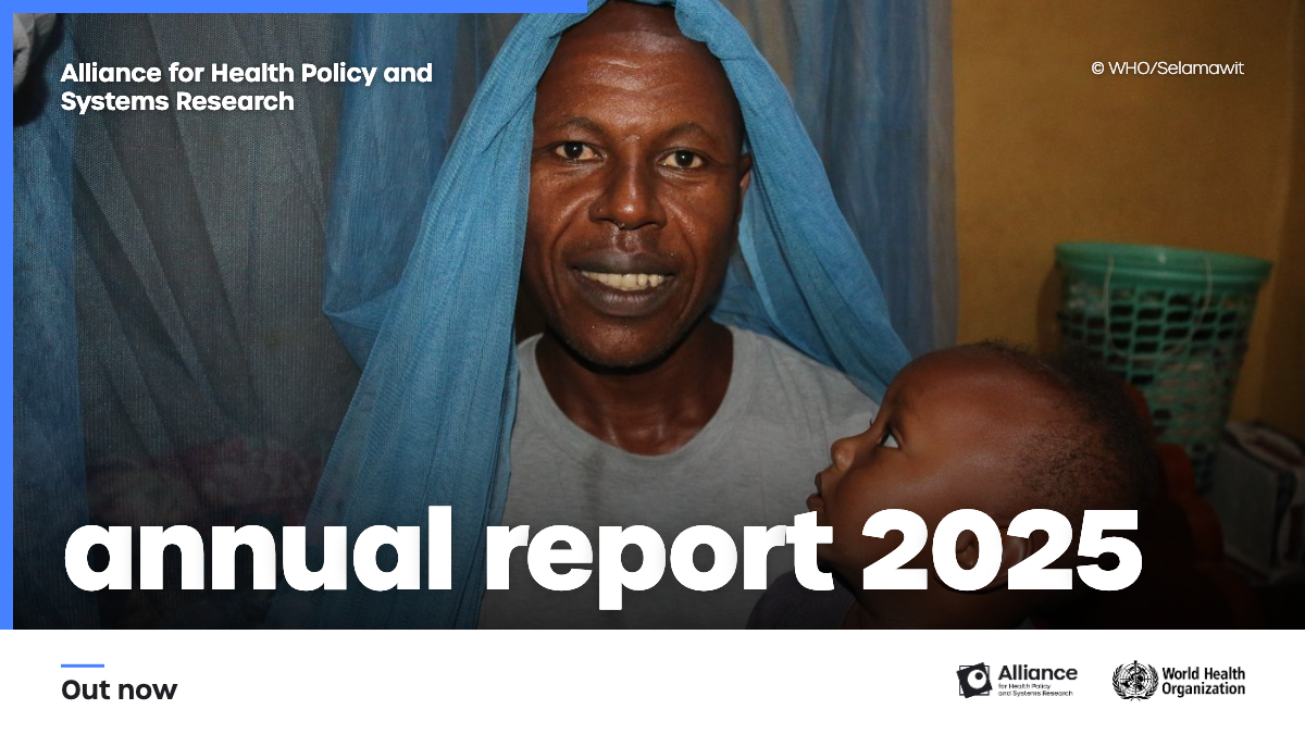 Alliance for Health Policy and Systems Research: annual report 2025