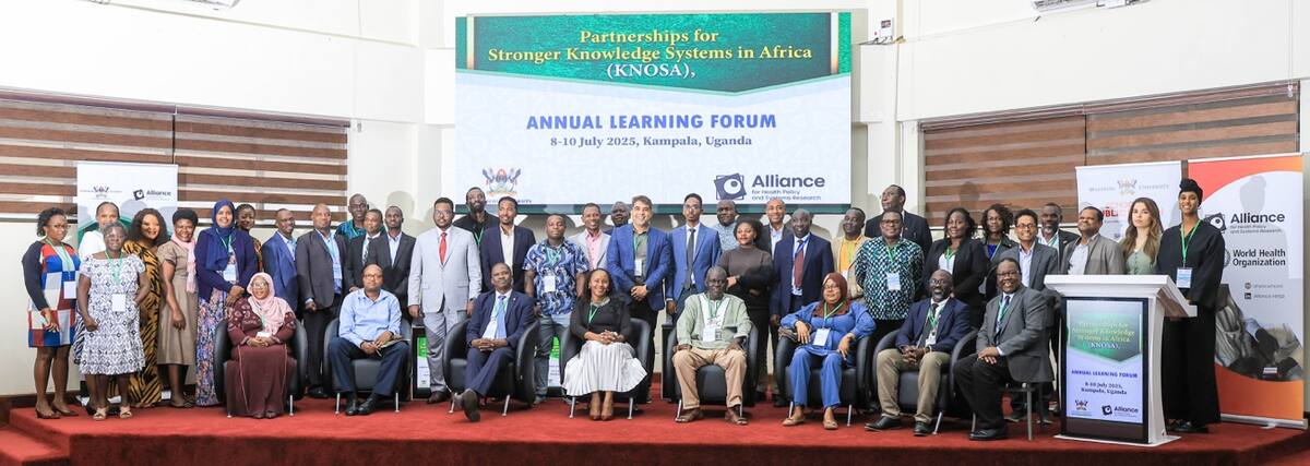 Participants at the KNOSA East Africa annual learning forum convened with Makerere University School of Public Health, Kampala, Uganda, June 2025.