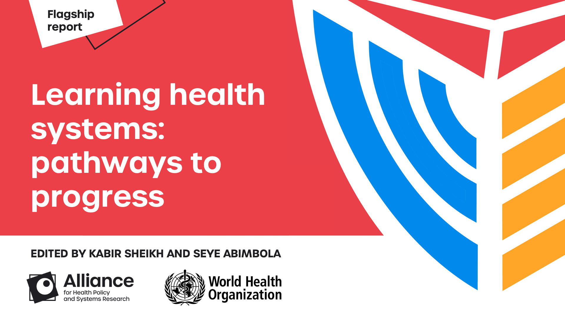 Cover of Alliance flagship report on learning health systems