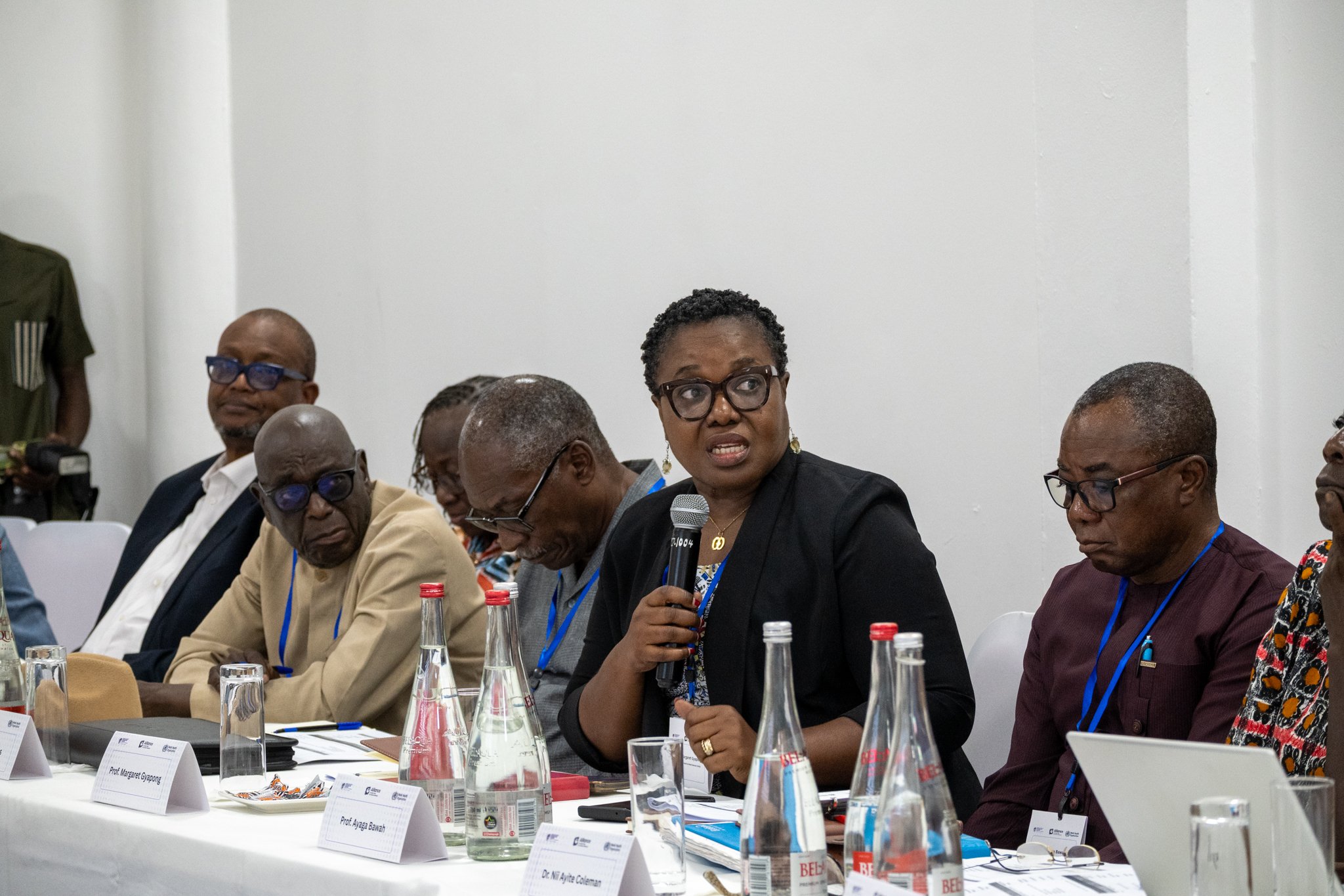 Margaret Gyapong shares her work Margaret Gyapong shares her work with other Alliance grantees in Ghana