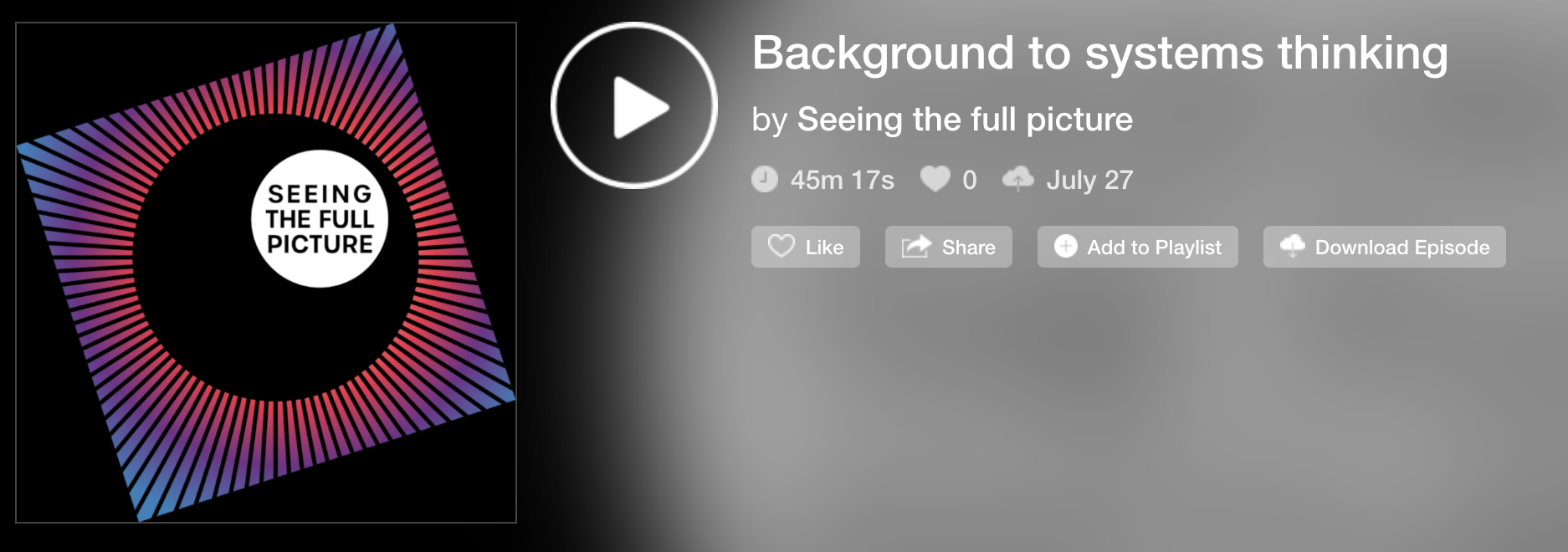 Seeing the full picture: Episode 2