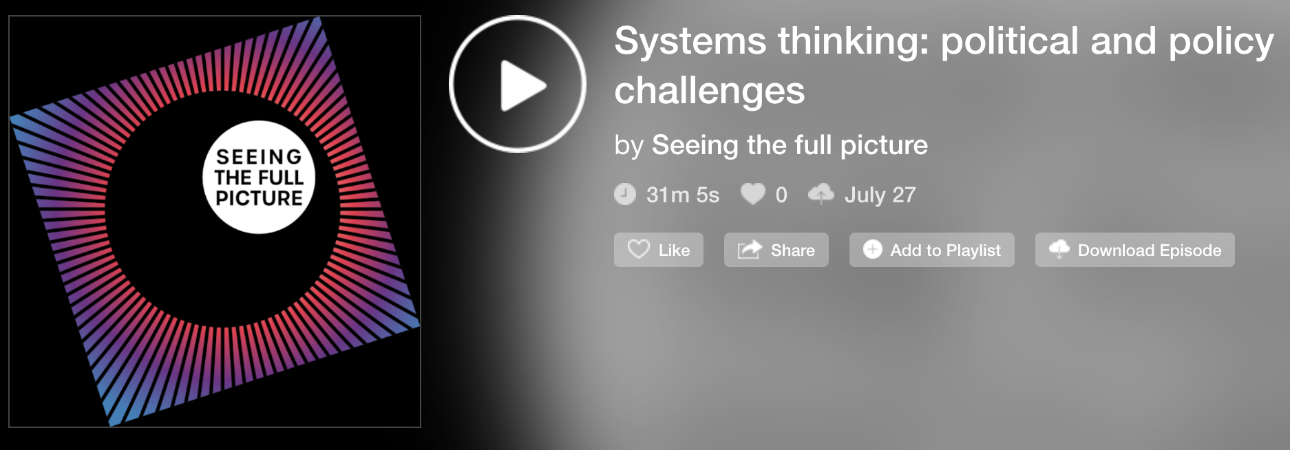 Seeing the full picture: Episode 5