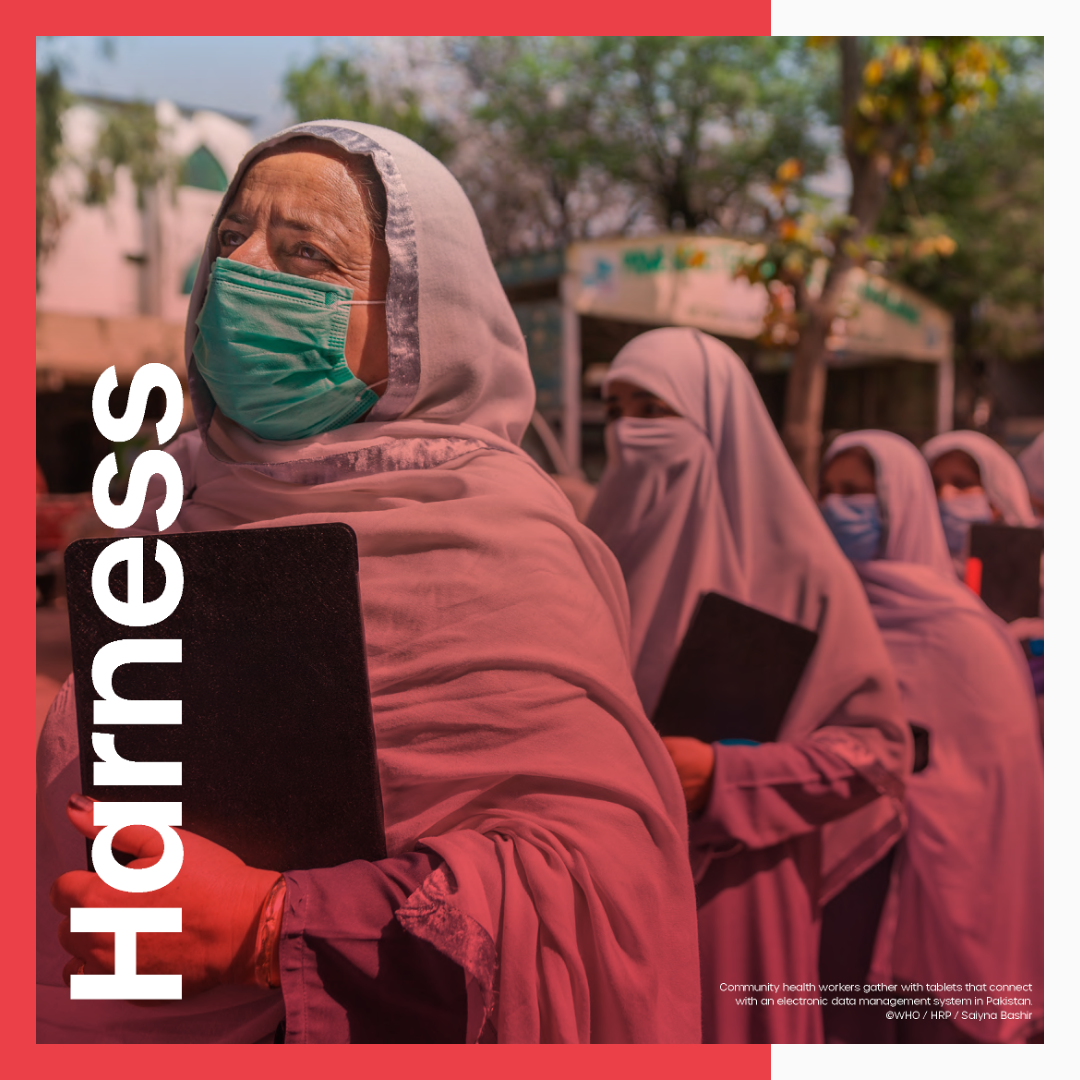 Health workers armed with tablets deliver community care