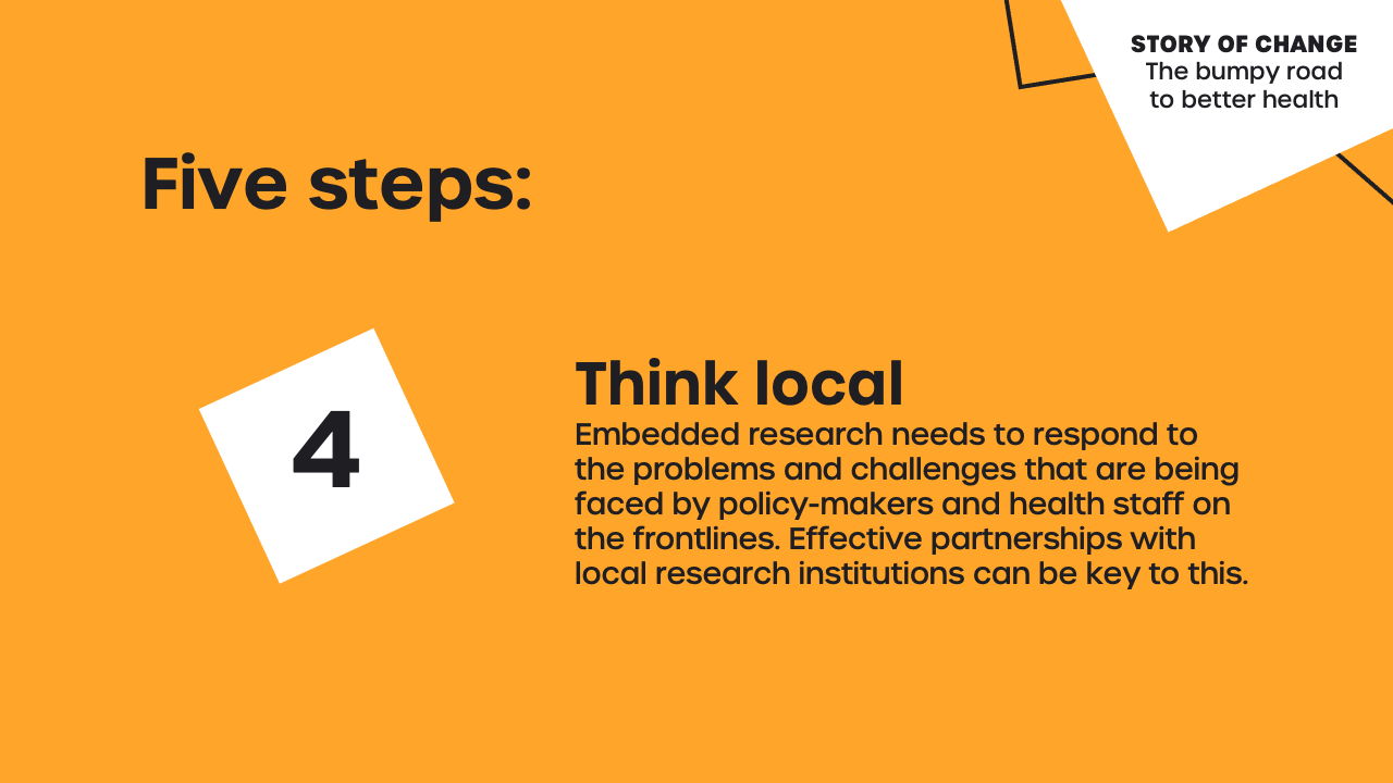 Step 4 - think local